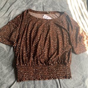 Express Cheetah Print Top